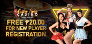 LUCKYCOLA Rehistrasyon Promo: Libreng 20 PHP bonus, walang deposito